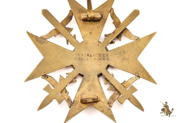 Spanish Cross in Bronze with Swords - Image 4