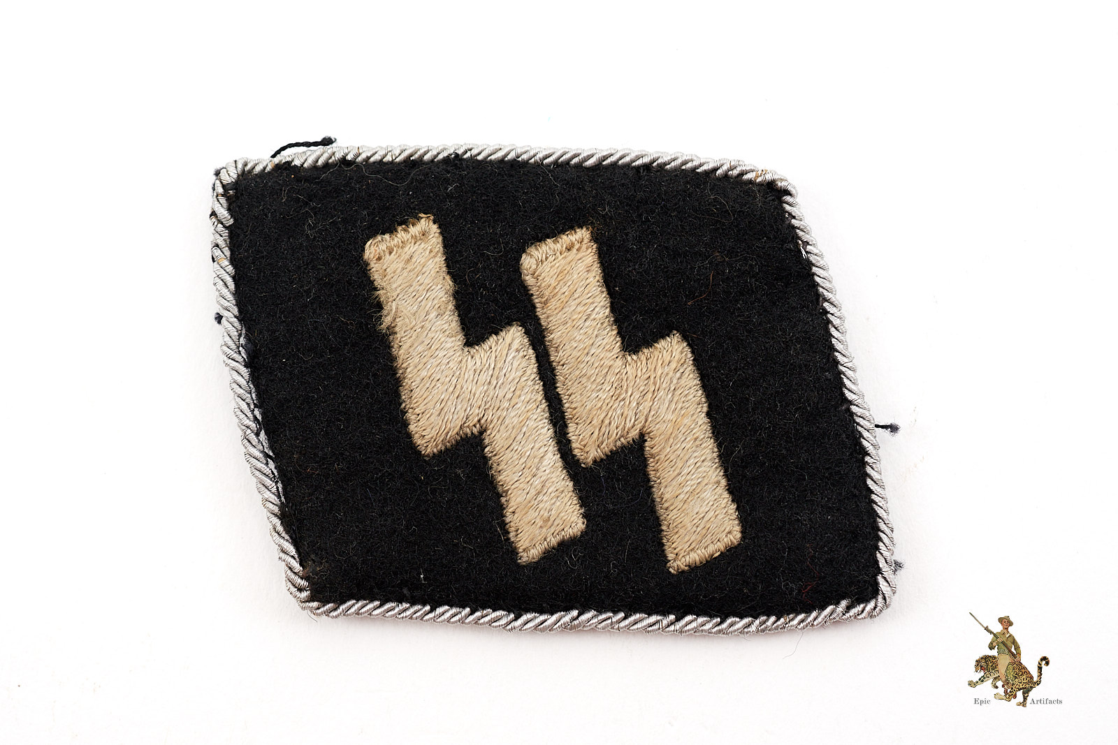 Embroidered SS Runic Collar Tab - Epic Artifacts