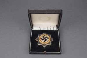 Cased German Cross in Gold by Godet