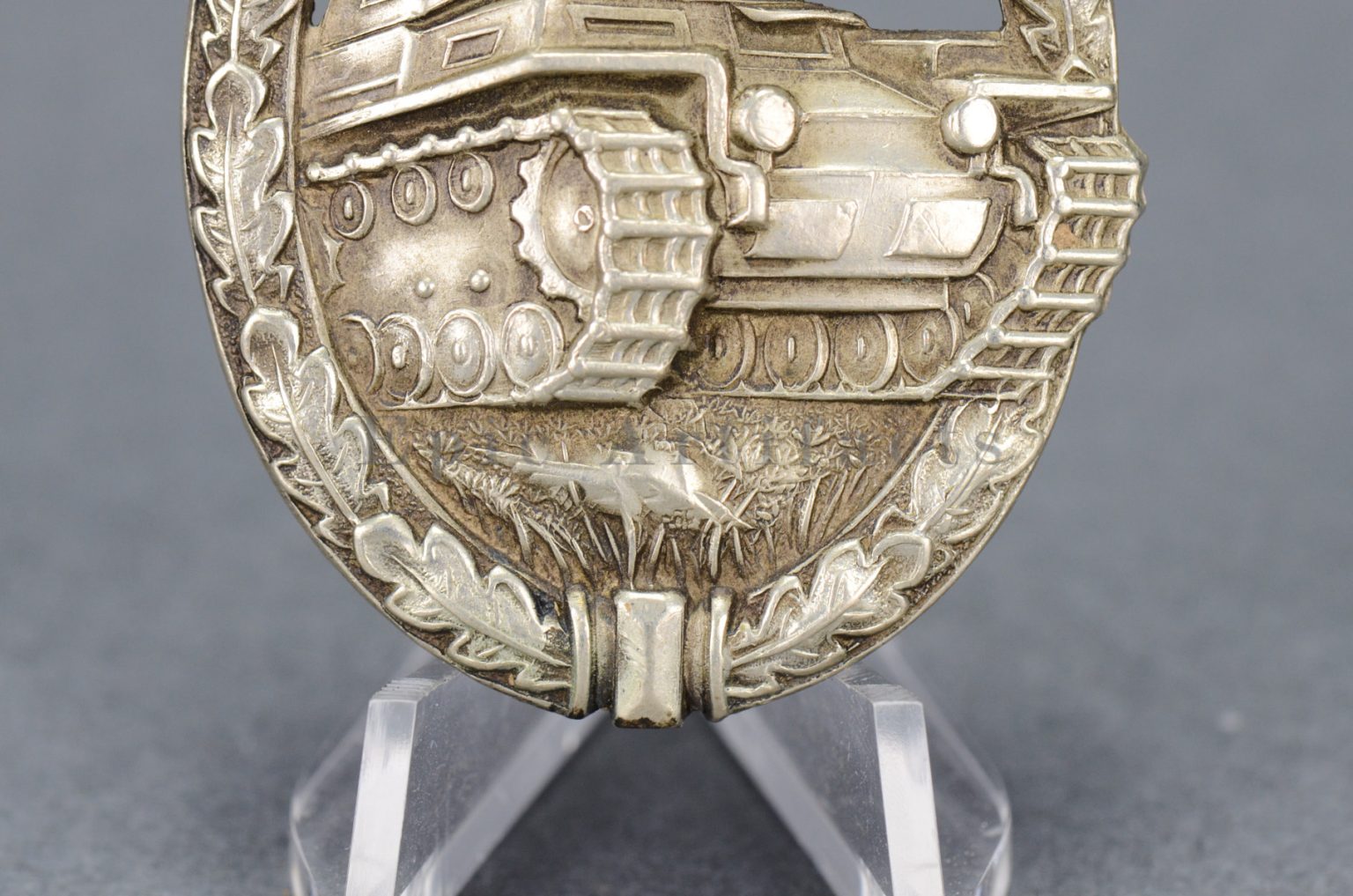 Early Nickel Silver Juncker Panzer Badge - Epic Artifacts