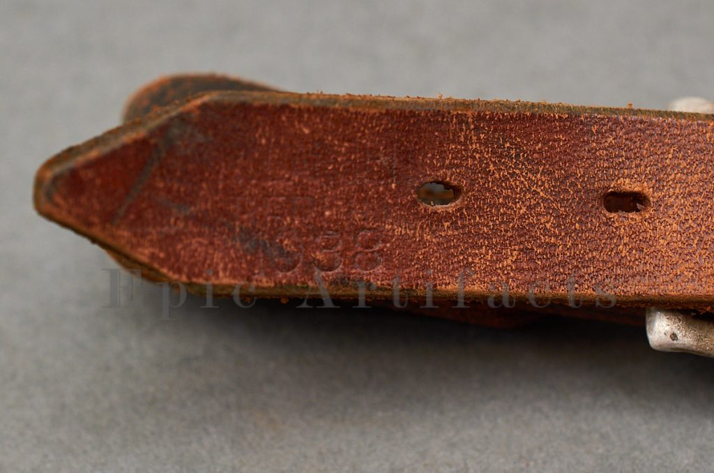 Original WWII German Early Helmet Chin Strap, 1938 Epic Artifacts