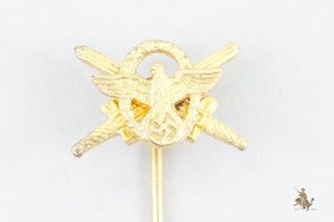 Police Eagle w/Swords in Gold Stickpin