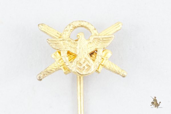 Police Eagle w/Swords in Gold Stickpin