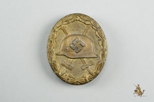 Klein & Quenzer Gold Wound Badge 