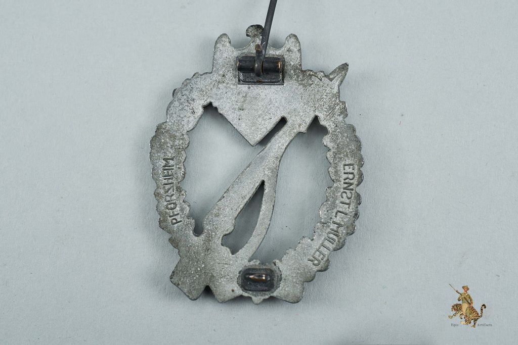 Infantry Assault Badge in Silver by Ernst L. Müller - Epic Artifacts