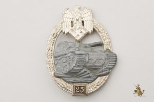 25 Engagement Panzer Assault Badge