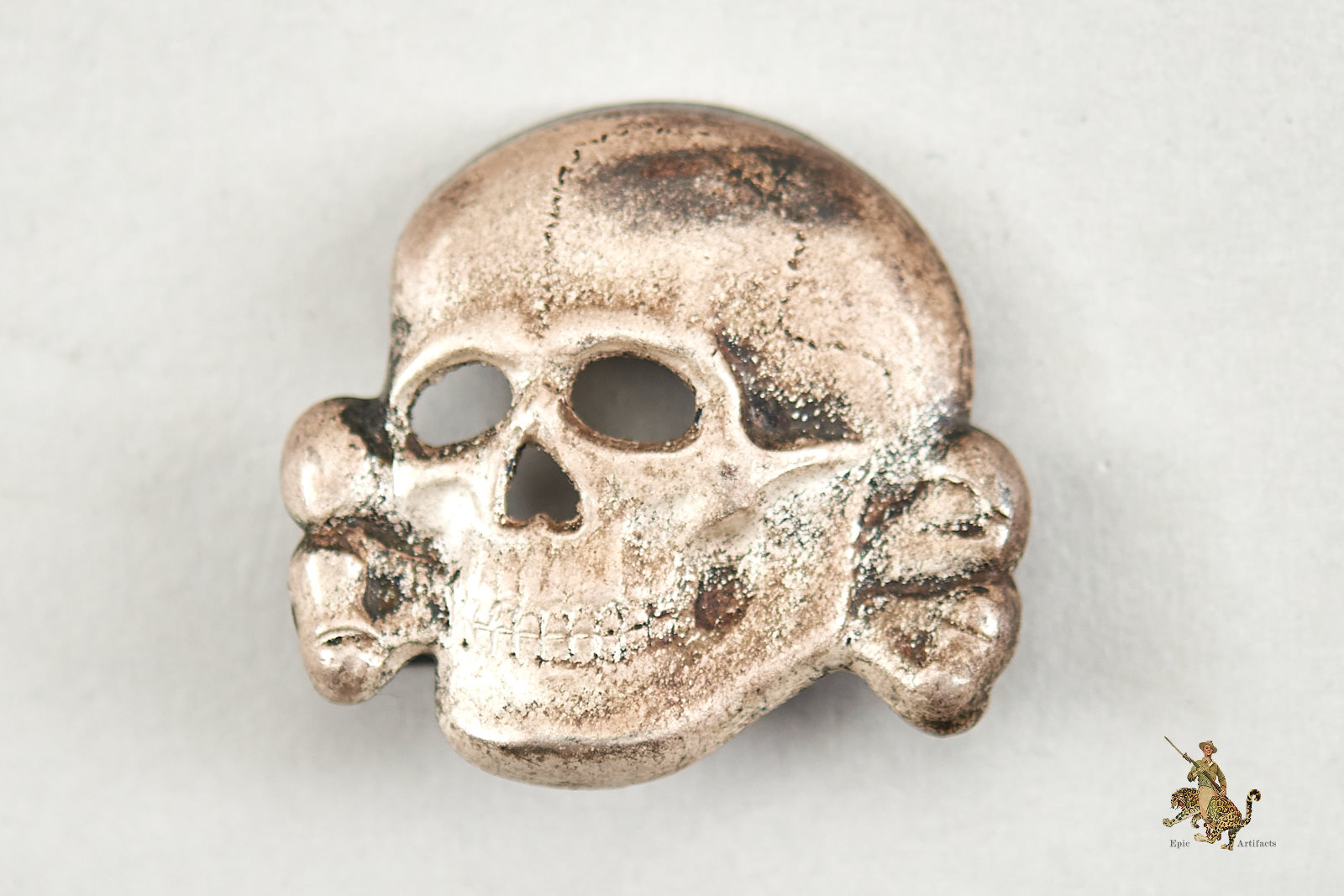 Deschler SS Skull M1/52 - Epic Artifacts - Original German WWII