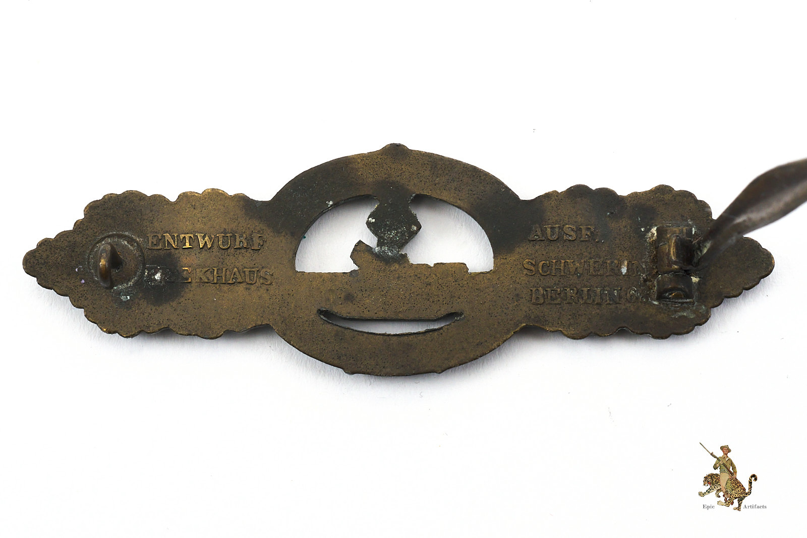 U-boat Front Clasp in Bronze