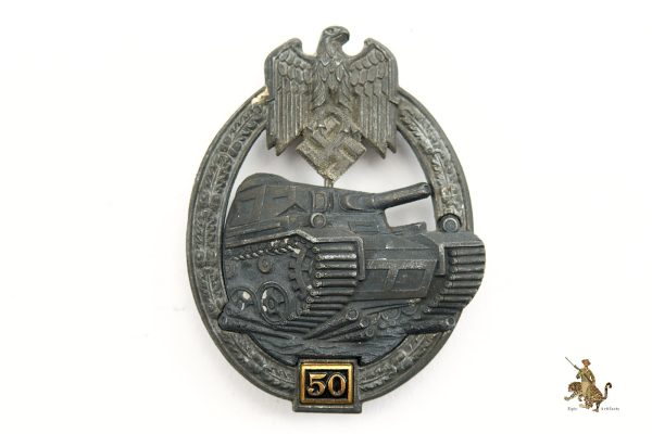 50 Engagement Panzer Badge