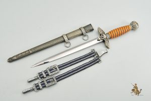 Second Model Luftwaffe Dagger with Gold Swastika 