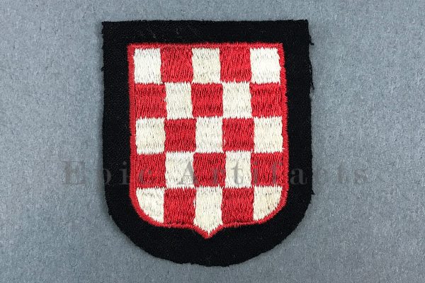 Waffen-SS Croatian Volunteer Sleeve Shield