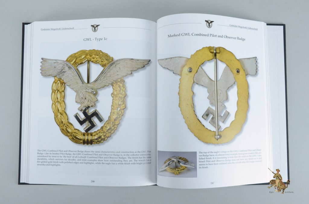 The German Luftwaffe Pilot and Combined Pilot and Observer Badges ...