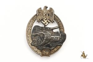 50 Engagement Panzer Assault Badge