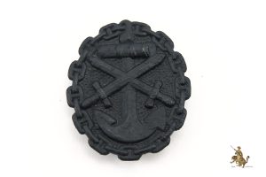 Navy Black Wound Badge