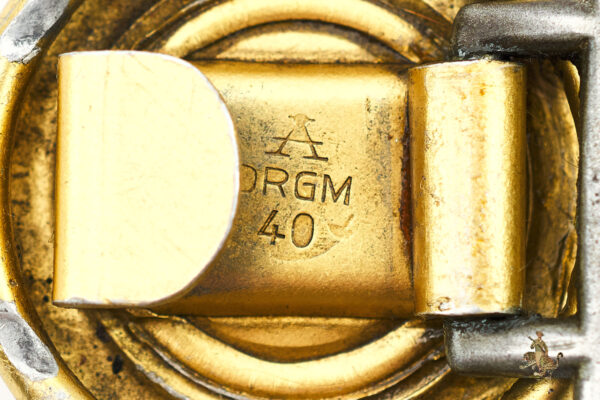 German Railroad Officer Brocade Buckle - Assmann - Image 4