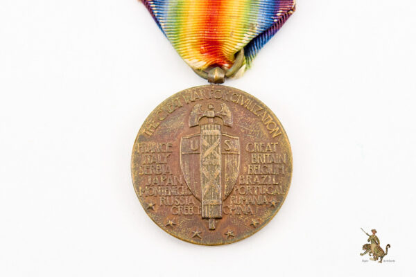 US Victory Medal with Russia Clasp - Image 4