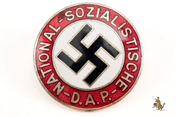 Early NSDAP Membership Pin - GES. GESCH. - Near Mint