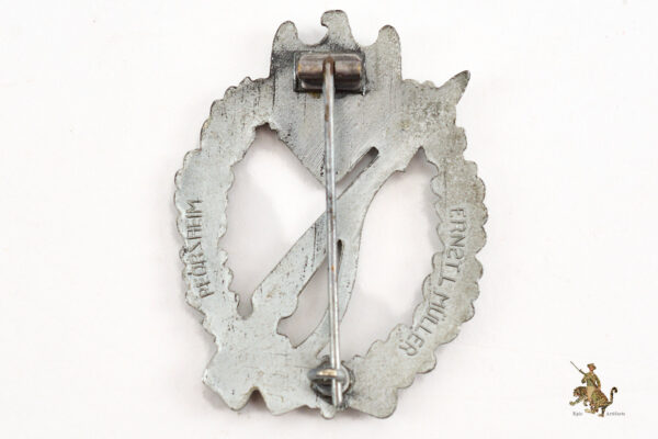 Infantry Assault Badge in Silver - Ernst L. Müller - Mint - Image 2