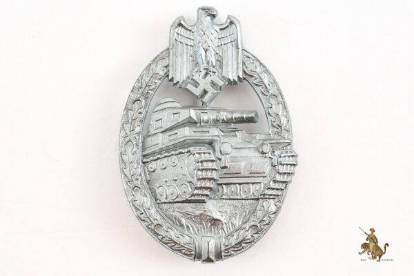 Panzer Assault Badge In Silver with Box - Hermann Aurich - Image 2