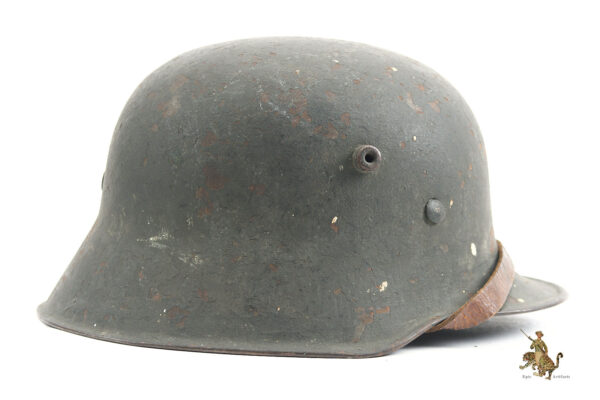 WWI Transitional Heer Helmet with Chin Strap - Image 4