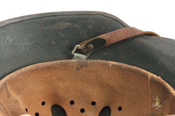 WWI Transitional Heer Helmet with Chin Strap - Image 11