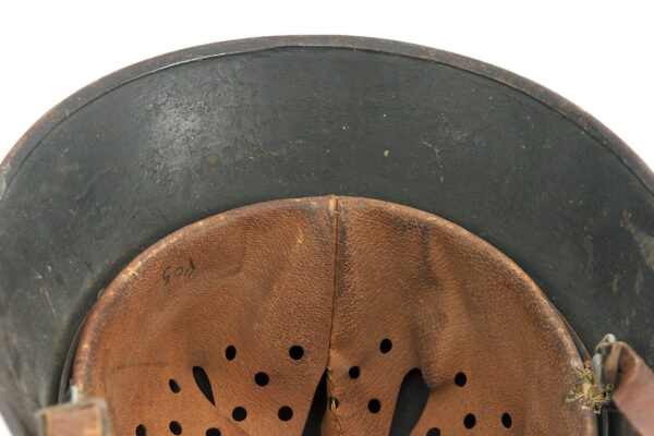 WWI Transitional Heer Helmet with Chin Strap - Image 12