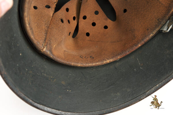 WWI Transitional Heer Helmet with Chin Strap - Image 14