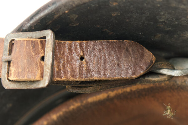 WWI Transitional Heer Helmet with Chin Strap - Image 15