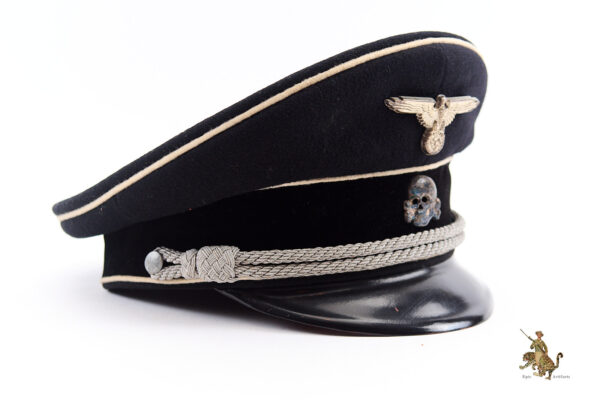 Rare 1938 Allgemeine SS Officer Visor Cap - Image 3