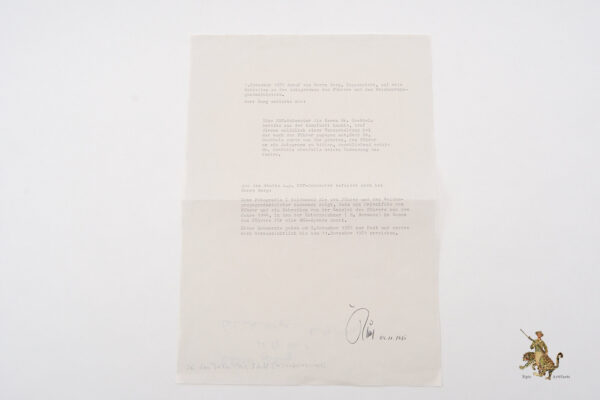Adolf Hitler and Joseph Goebbels Signed Photo - Image 7