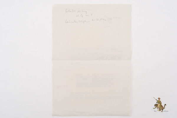 Adolf Hitler and Joseph Goebbels Signed Photo - Image 9
