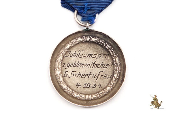 Reichskanzler Adolf Hitler Medal - Engraved - Image 3