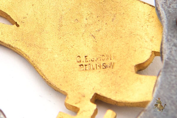 Early Luftwaffe Paratrooper Badge - CE Juncker - Image 9