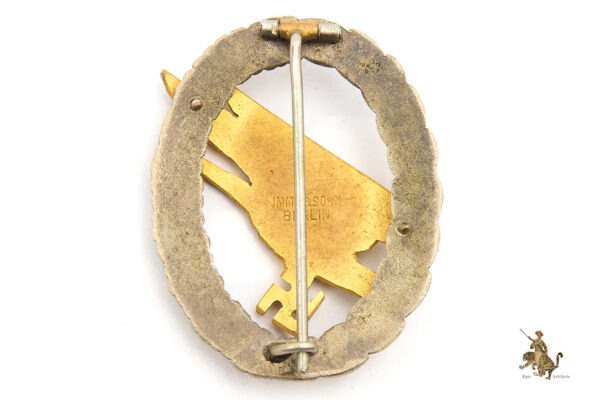 Early Luftwaffe Paratrooper Badge - JMME - Image 3