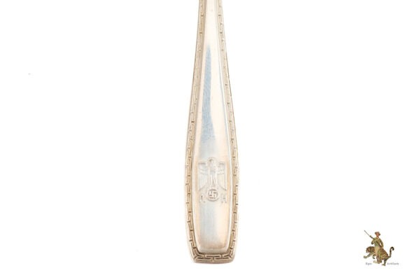 Adolf Hitler Formal Pattern Demitasse Spoon Silverware - Image 4