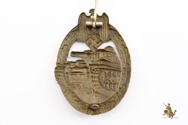 Schickle Panzer Assault Badge in Bronze - Tombak - Image 4
