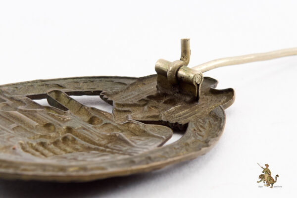 Schickle Panzer Assault Badge in Bronze - Tombak - Image 5