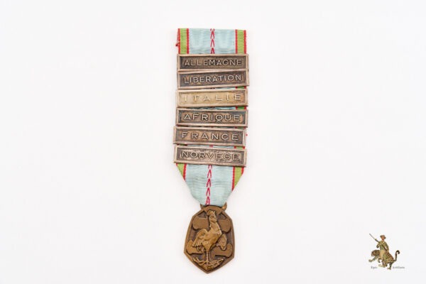 France (Republic) War Commemorative Medal with Six Clasps
