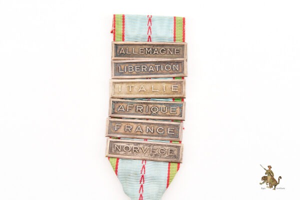 France War Commemorative Medal with Six Clasps - Image 3