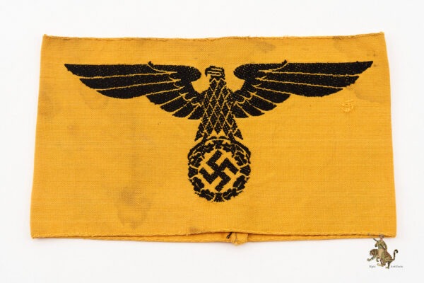 Yellow State Service Armband - Issue Stamp