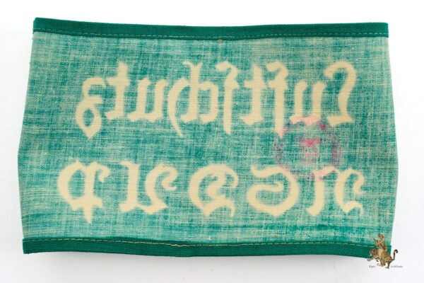 Luftschutz NSDAP Armband - Stamped - Image 4
