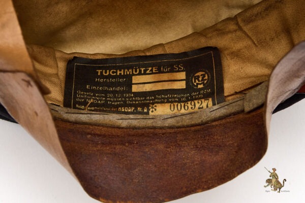 Allgemeine SS Officer Visor Cap - Image 16