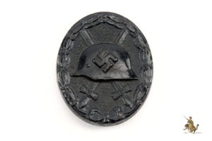 Steel Black Wound Badge