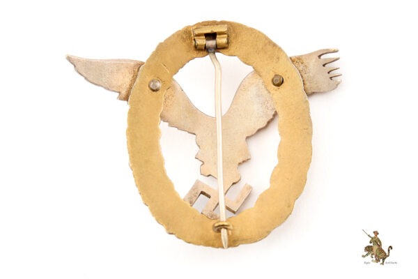 Luftwaffe Pilot Observer Badge - FLL - Tombak - Image 2