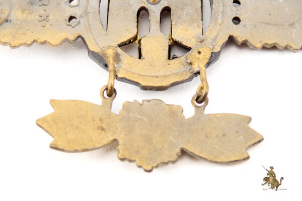 Luftwaffe Short Range Night Fighter Clasp in Gold with Pennant - R.K. - Image 7