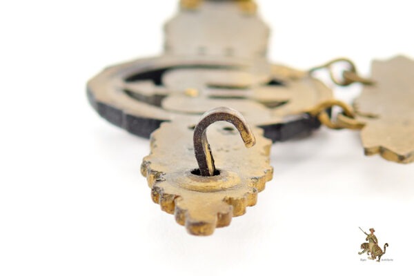 Luftwaffe Short Range Night Fighter Clasp in Gold with Pennant - R.K. - Image 9