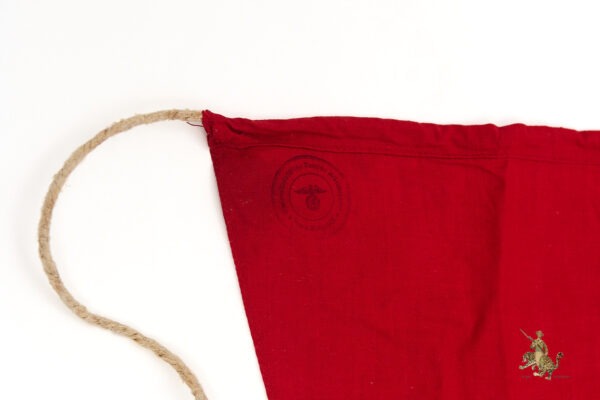 Large NSDAP Pennant Flag with Early Adler Stamp - Image 4