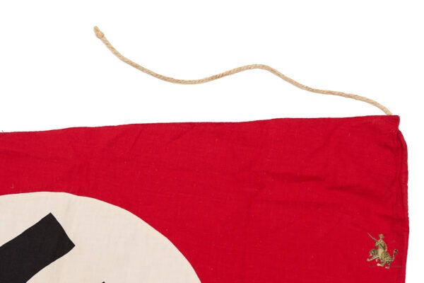 Large NSDAP Pennant Flag with Early Adler Stamp - Image 8