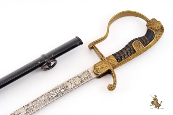 Imperial German Leopard Head Officer Sword - Eickhorn - Image 3
