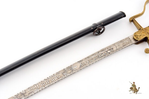 Imperial German Leopard Head Officer Sword - Eickhorn - Image 4